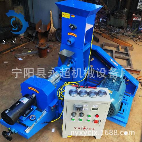 泡芙制造機(jī)寵物貓糧設(shè)備犬類(lèi)糧食顆粒機(jī)電機(jī)配套使用膨化機(jī)狗糧