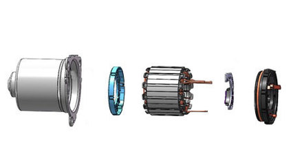 汽車發動機無刷電機生產線